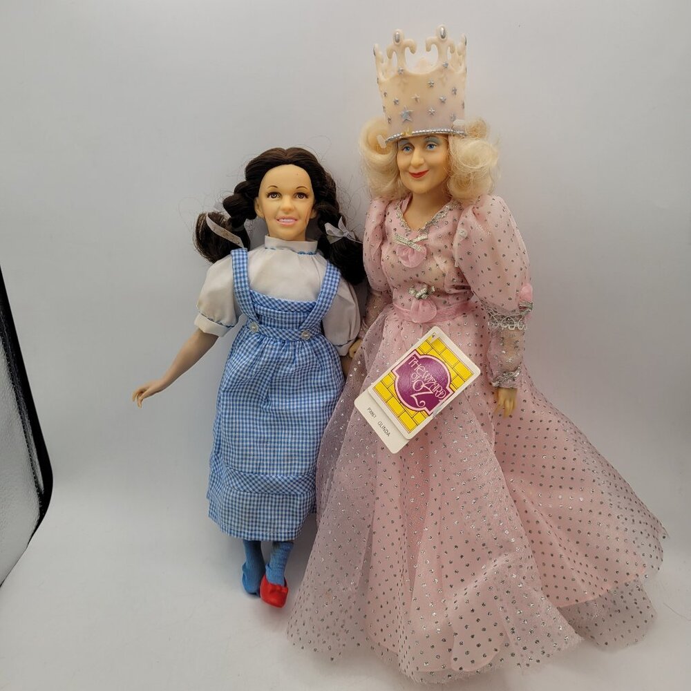 Wizard of Oz GLINDA & DOROTHY Doll Lot 1988 Turner-Presents-Hamilton Gifts